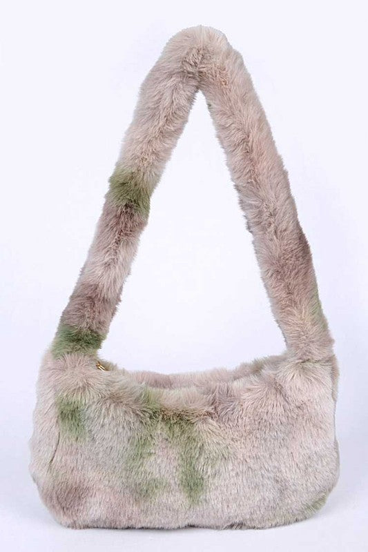“Fluff & Puffs” Plush Shoudler Bag