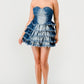 “Princess of Denim” Tiered Ruffle Dress