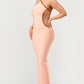Peaches and Cream Infinity Gown Bandage dress