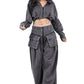 “A Rebel” Two Piece Denim Set