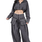 “A Rebel” Two Piece Denim Set