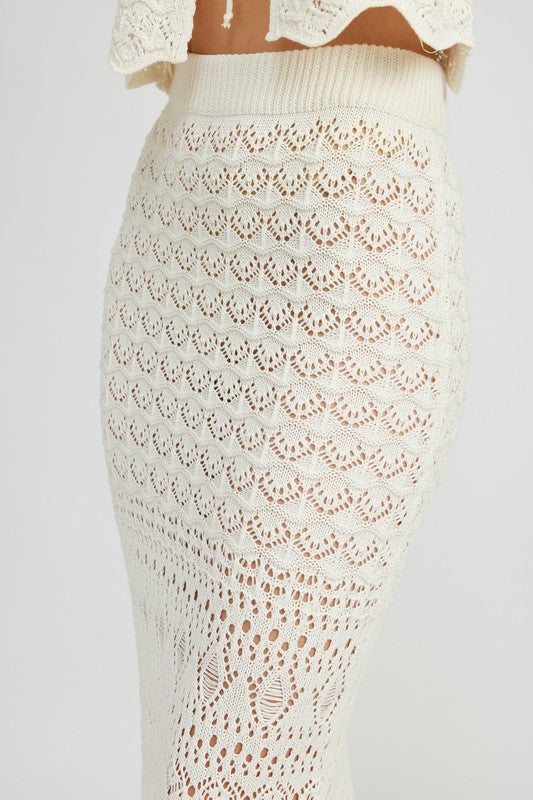 “OMG Charisma” Crochet Maxi Skirt