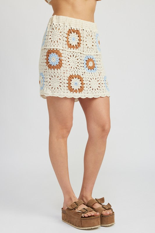 “Evening Vibes” Mini Skirt