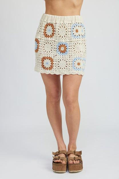“Evening Vibes” Mini Skirt