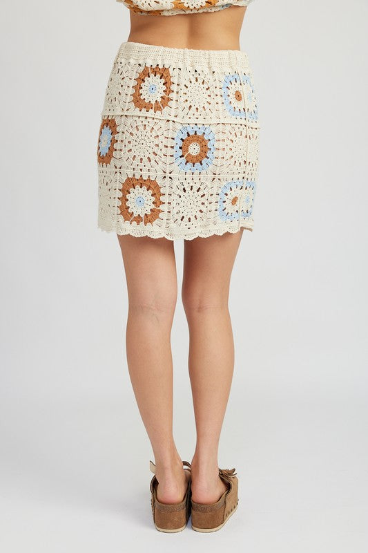 “Evening Vibes” Mini Skirt