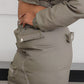 casual zipper puffer Skirt