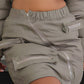 casual zipper puffer Skirt