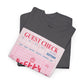Pretty Curvy Girl Tee — Pink Guest Check Graphic Shirt