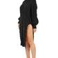 “Cold Shoulder” Sweater Dress