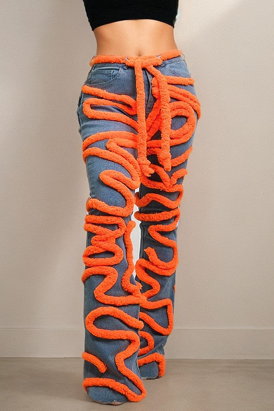 “So Wavy” Dynamism Jeans