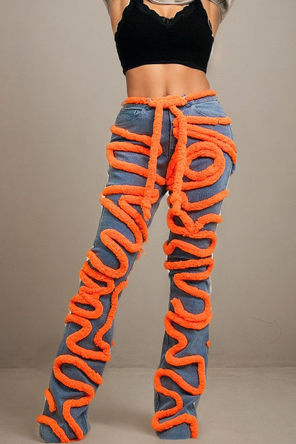 “So Wavy” Dynamism Jeans