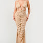 Sahara Mystique Pleated Gown