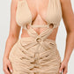 Sahara Mystique Pleated Gown