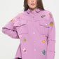 “Girl Scoutz” Button Down Top