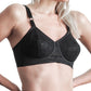 Expandable Cup Wireless Shaper Bra - Black