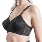 Expandable Cup Wireless Shaper Bra - Black