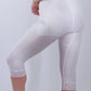 Waistline Capri Pant Liner with Tummy Control Panel| Memory Compression Fabric | Medium Support