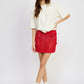 “Knot UR Type” Crochet Mini Skirt