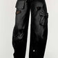 Black Taylor Washed Distressed Jean