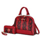 “Frida” Satchel Bag and Wallet