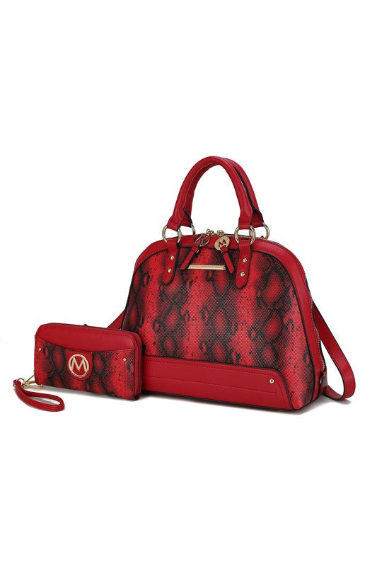 “Frida” Satchel Bag and Wallet