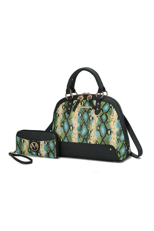 “Frida” Satchel Bag and Wallet