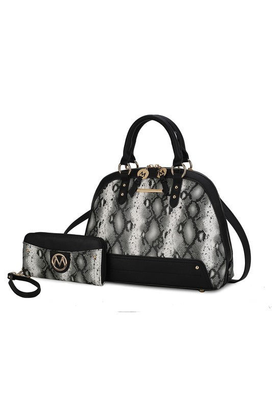 “Frida” Satchel Bag and Wallet
