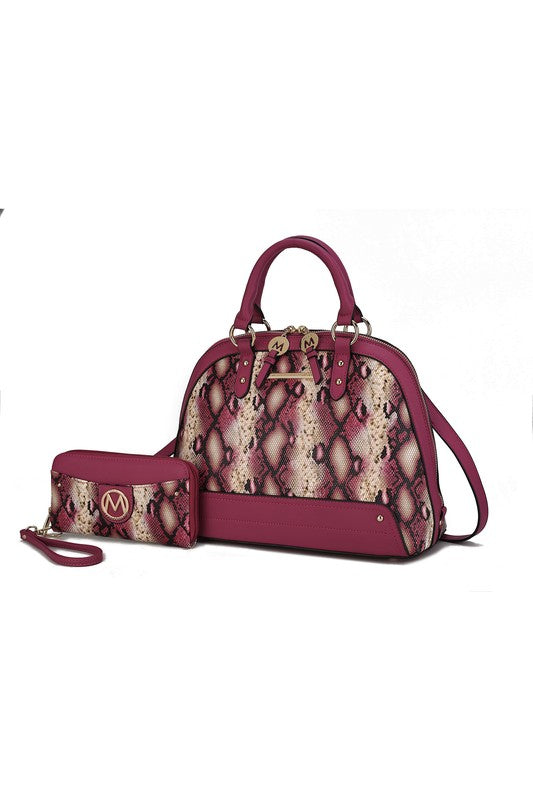 “Frida” Satchel Bag and Wallet