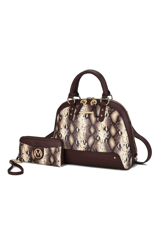 “Frida” Satchel Bag and Wallet