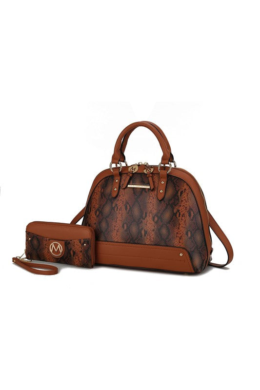 “Frida” Satchel Bag and Wallet