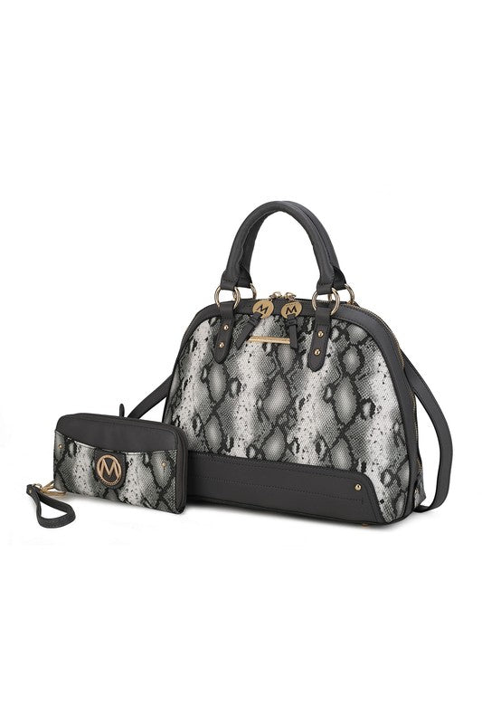 “Frida” Satchel Bag and Wallet