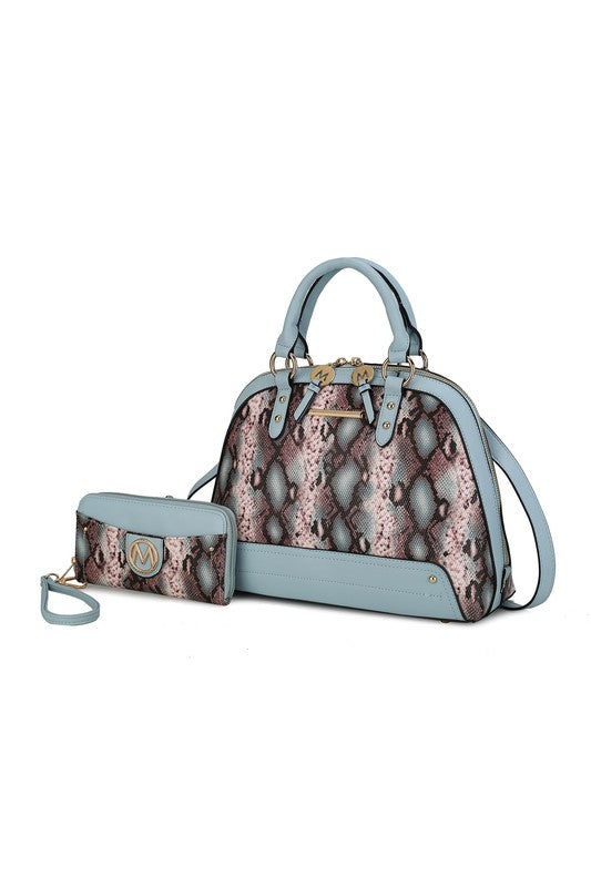 “Frida” Satchel Bag and Wallet