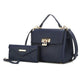 “Hadley” Satchel Bag with Wristlet