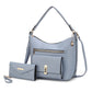 “Clara” Shoulder Bag with Wristlet Wallet