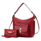 “Clara” Shoulder Bag with Wristlet Wallet