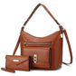 “Clara” Shoulder Bag with Wristlet Wallet