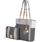 “Rochelle” Tote with Wristlet