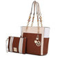 “Rochelle” Tote with Wristlet