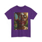Butterfly Sunface T‑Shirt — Surreal Portrait Art Tee