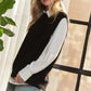 Round Neck Vest with Slight Open Back