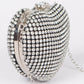 “Luxe Baddie” Heart Shape Clutch