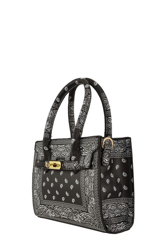 “Velma” Rectangular Bag with Buckle