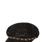 Chain Buckle Beret Straw Hat