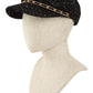 Chain Buckle Beret Straw Hat