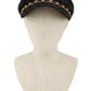 Chain Buckle Beret Straw Hat