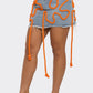 Tangerine Trace Denim Skirt