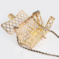 2 In 1 Metal Cage Iconic Shoulder Bag