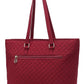 Hallie Solid Quilted Cotton Tote Bag