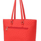 Hallie Solid Quilted Cotton Tote Bag