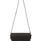 Half Moon Pu Leather Square Buckle Crossbody Bag